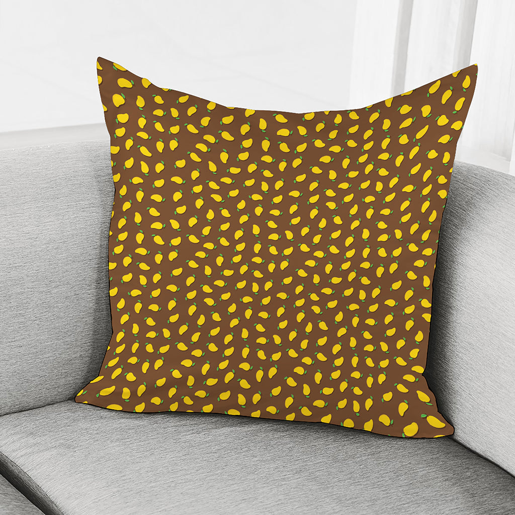 Cute Mango Pattern Print Pillow Cover