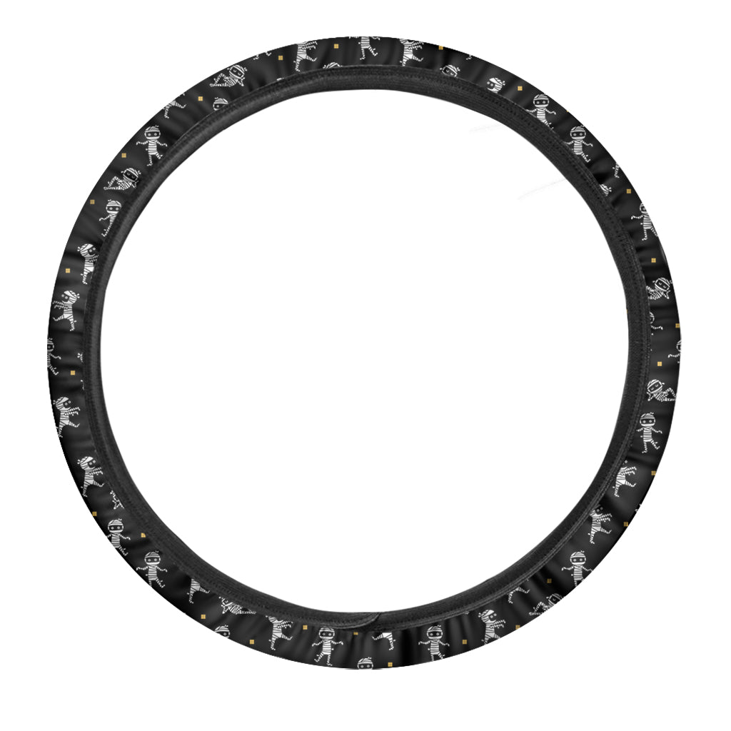 Cute Mummy Pattern Print Car Steering Wheel Cover