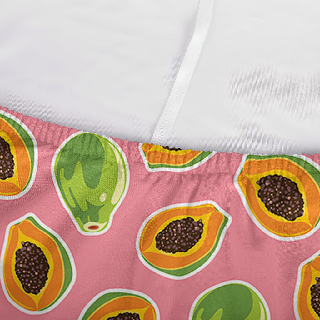 Cute Papaya Pattern Print Sofa Cover