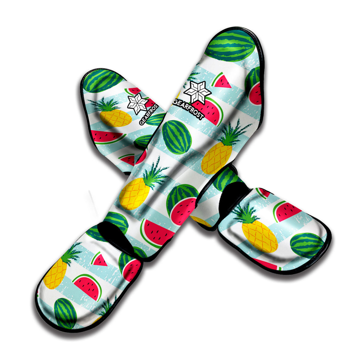 Cute Pineapple Watermelon Pattern Print Muay Thai Shin Guard