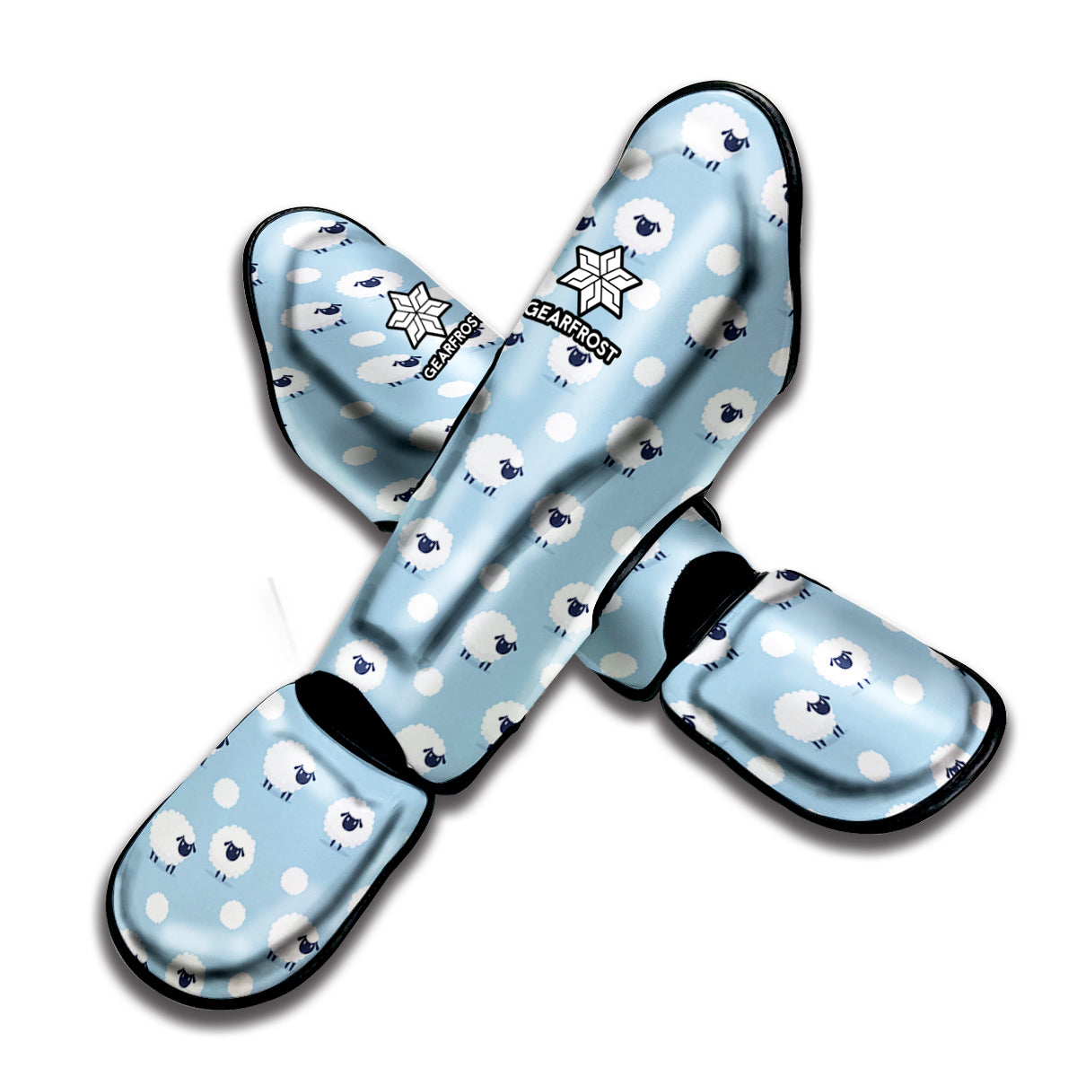 Cute Sheep Pattern Print Muay Thai Shin Guard