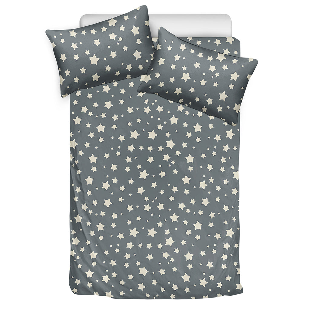 Cute Star Pattern Print Duvet Cover Bedding Set
