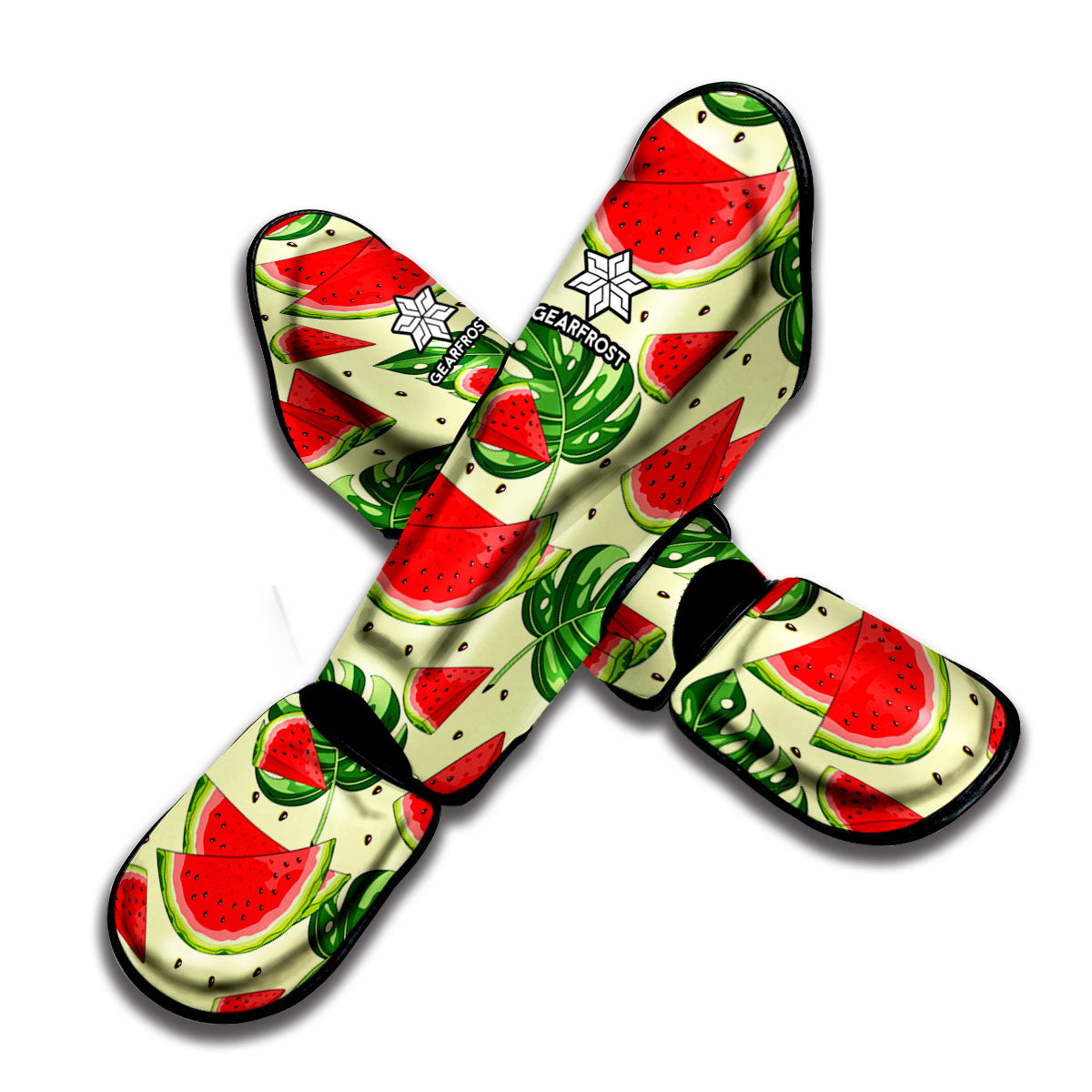 Cute Tropical Watermelon Pattern Print Muay Thai Shin Guard