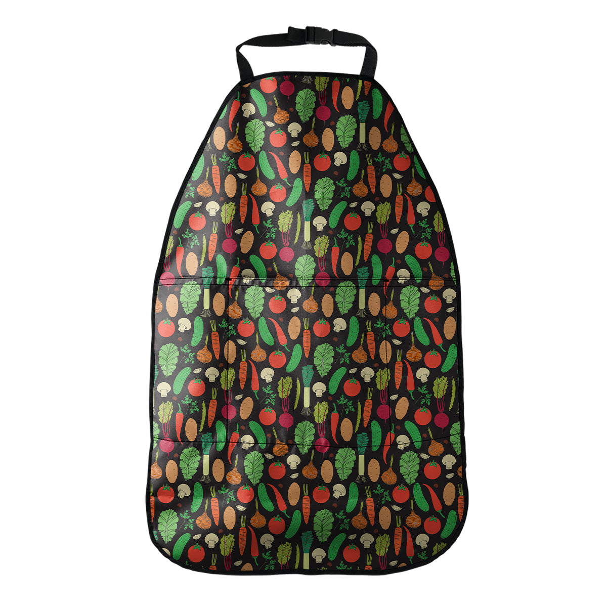 Cute Vegan Pattern Print Car Seat Organizers