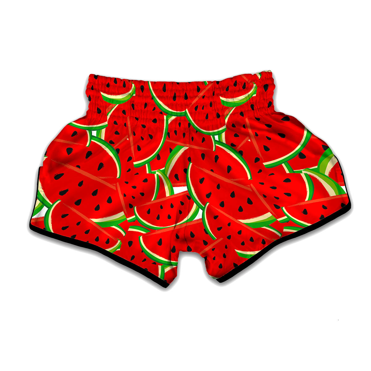 Cute Watermelon Pieces Pattern Print Muay Thai Boxing Shorts