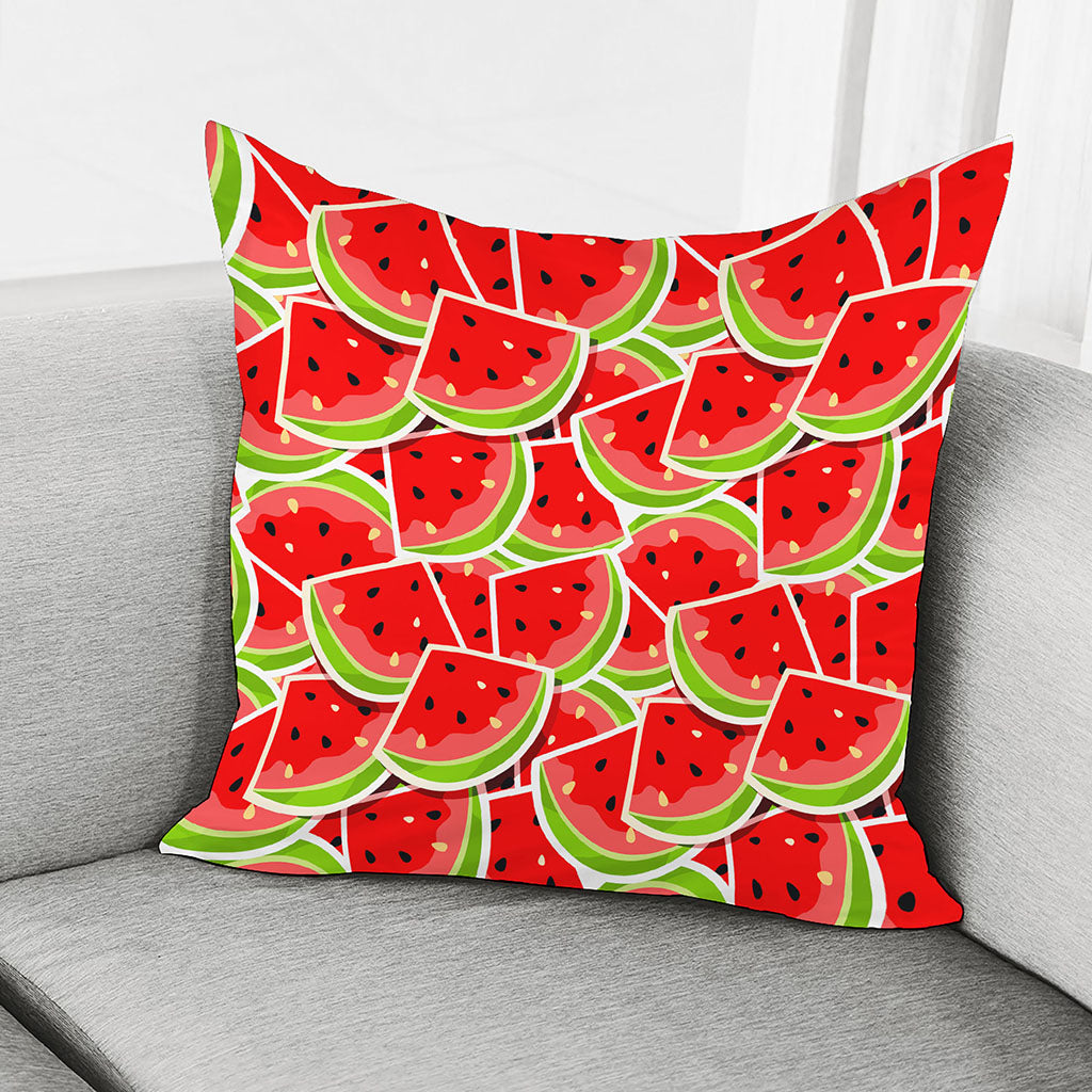 Cute Watermelon Slices Pattern Print Pillow Cover
