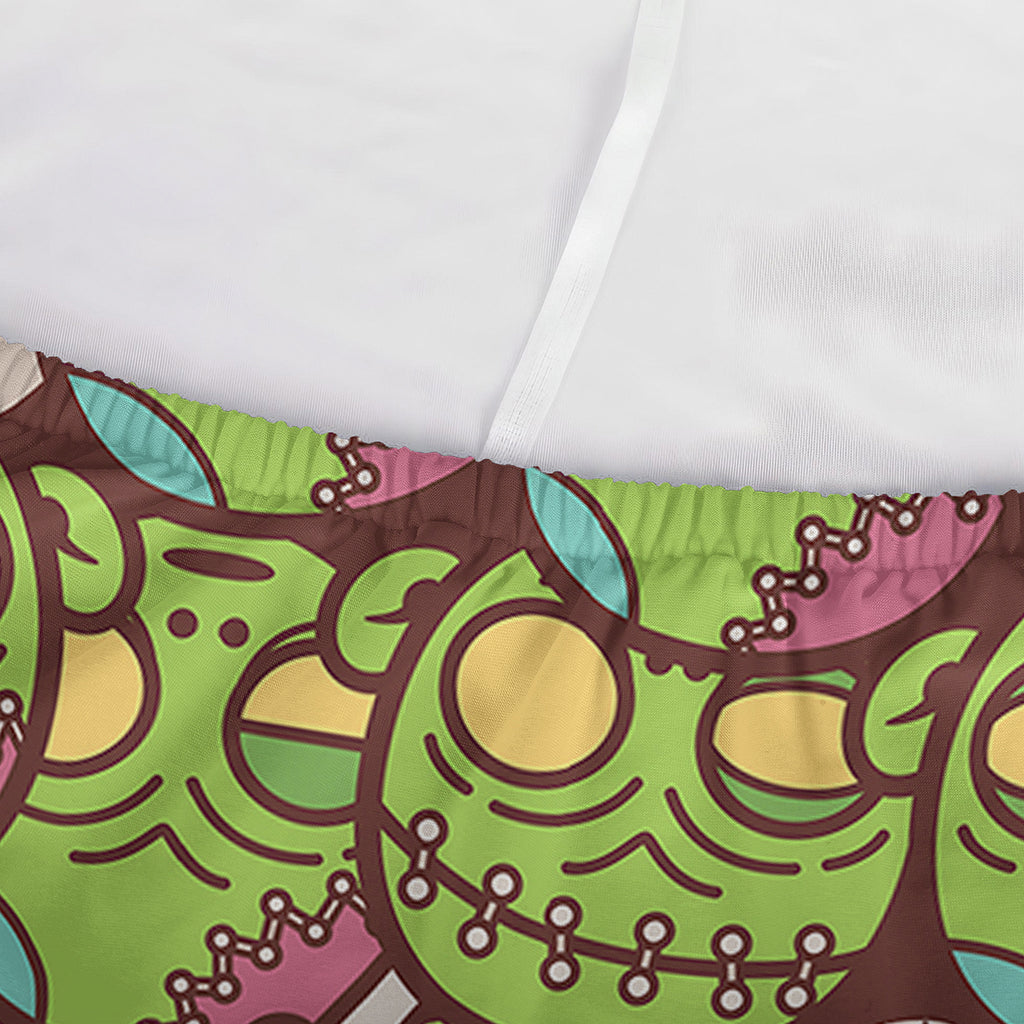 Cute Zombie Pattern Print Sofa Cover