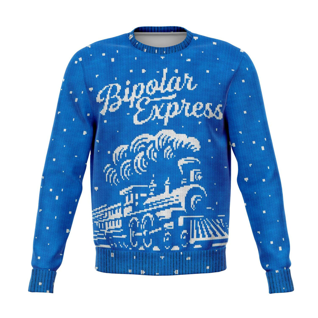 Bipolar Express Christmas Crewneck Sweatshirt