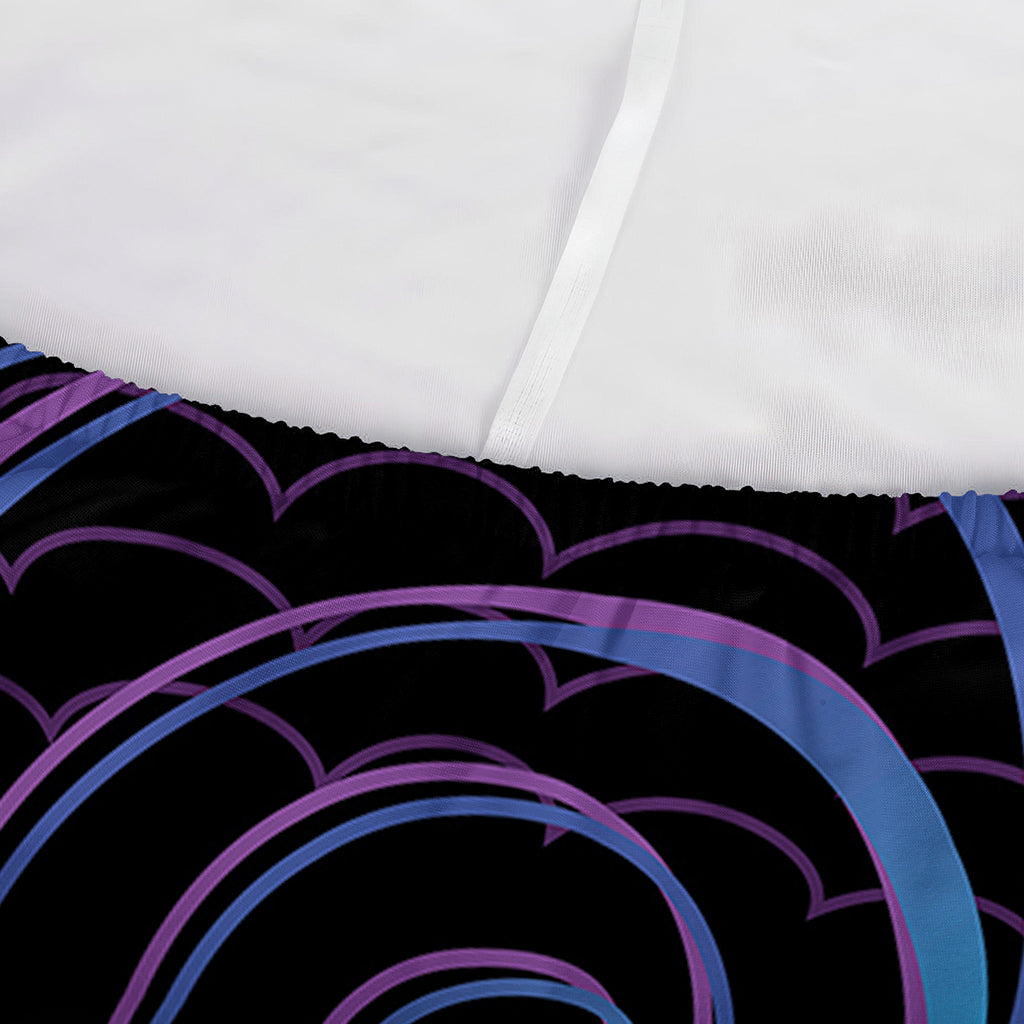 Dark Aquarius Zodiac Sign Print Sofa Cover