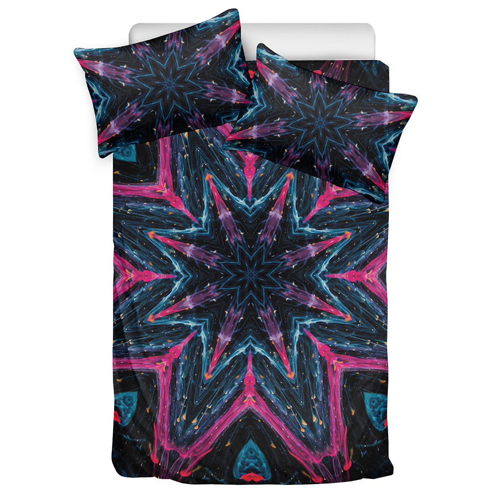 Dark Cloud Kaleidoscope Print Duvet Cover Bedding Set