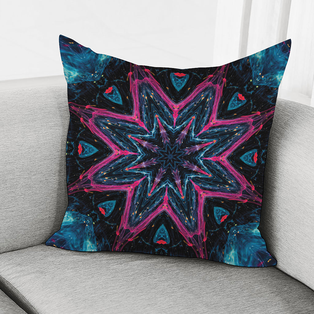 Dark Cloud Kaleidoscope Print Pillow Cover
