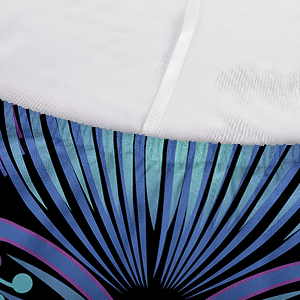 Dark Leo Zodiac Sign Print Sofa Cover