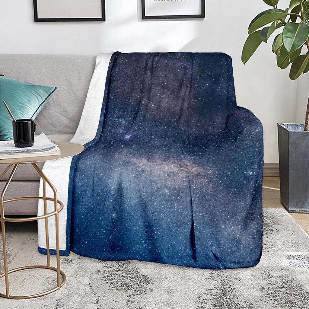 Dark Nebula Universe Galaxy Space Print Blanket