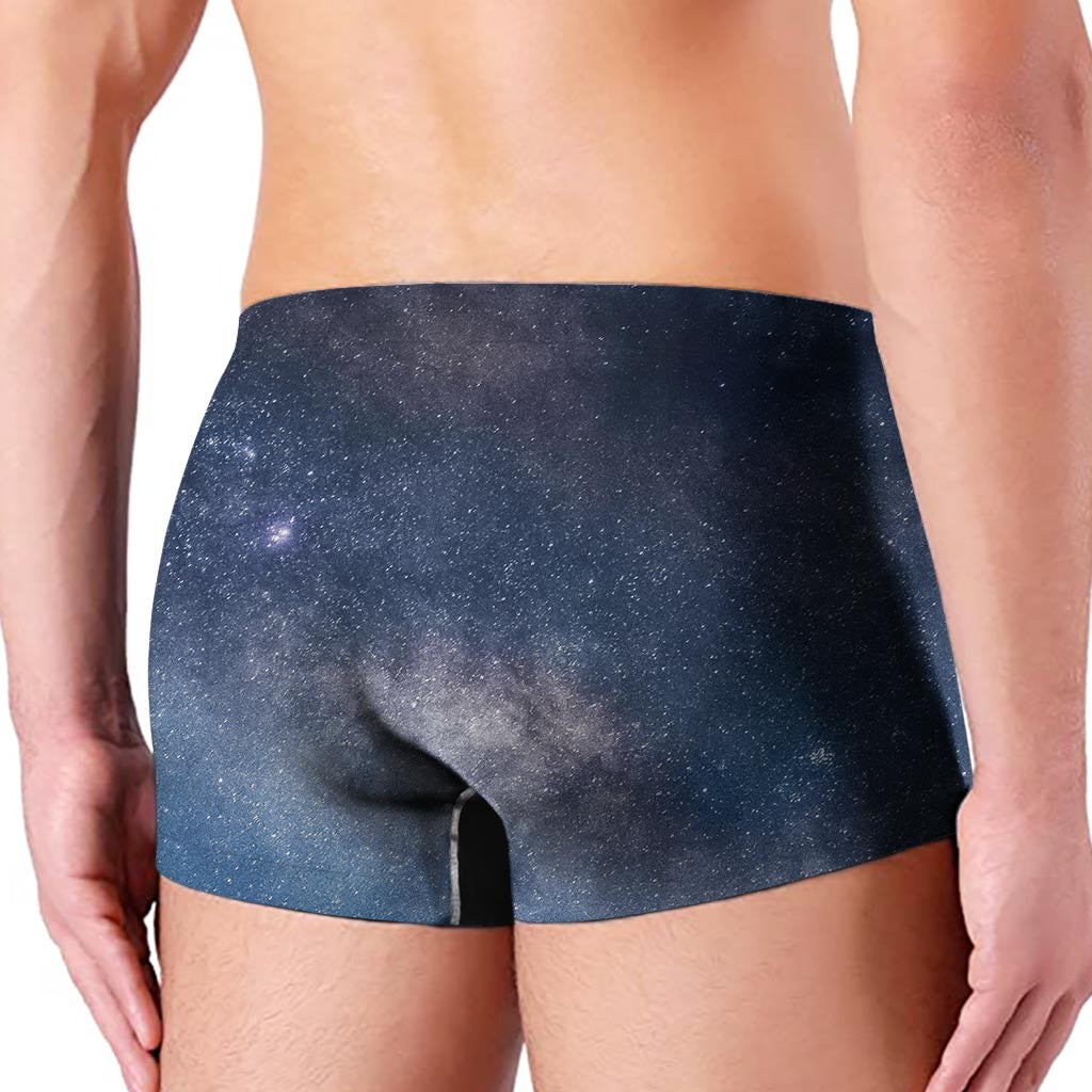 Dark Nebula Universe Galaxy Space Print Men's Boxer Briefs