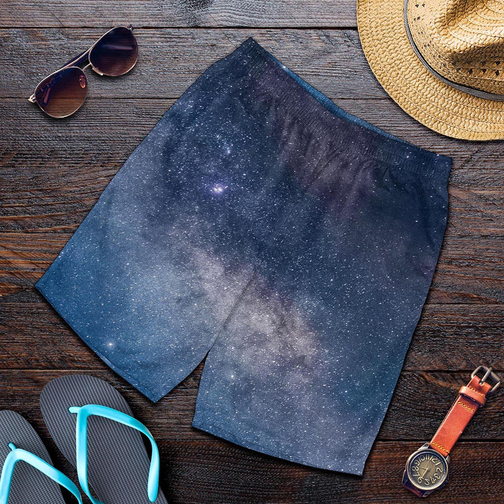Dark Nebula Universe Galaxy Space Print Men's Shorts