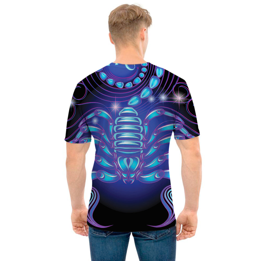 Dark Scorpio Zodiac Sign Print Men's T-Shirt