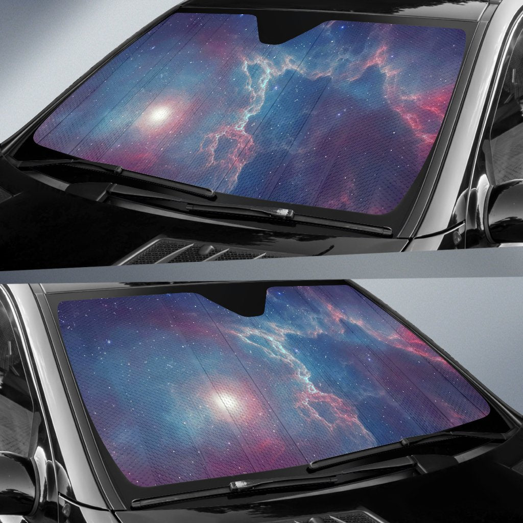Dark Universe Galaxy Deep Space Print Car Sun Shade GearFrost