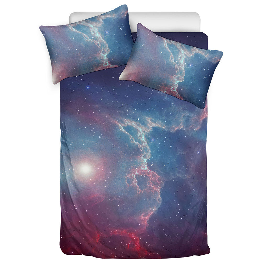 Dark Universe Galaxy Deep Space Print Duvet Cover Bedding Set