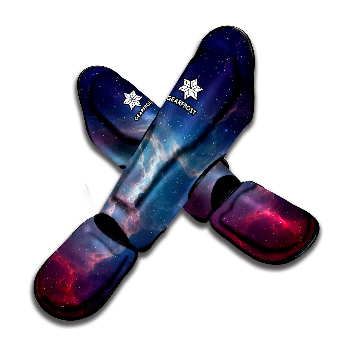 Dark Universe Galaxy Deep Space Print Muay Thai Shin Guard