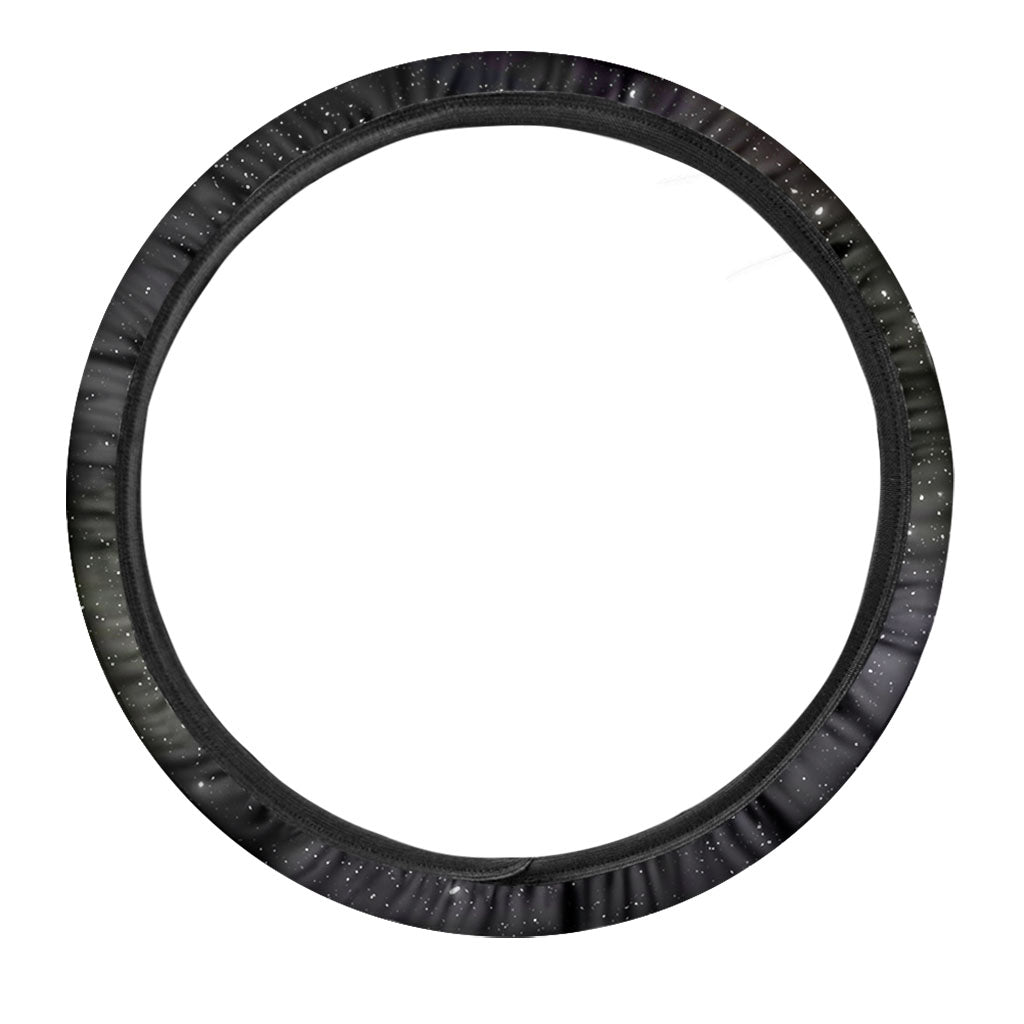 Dark Universe Galaxy Outer Space Print Car Steering Wheel Cover