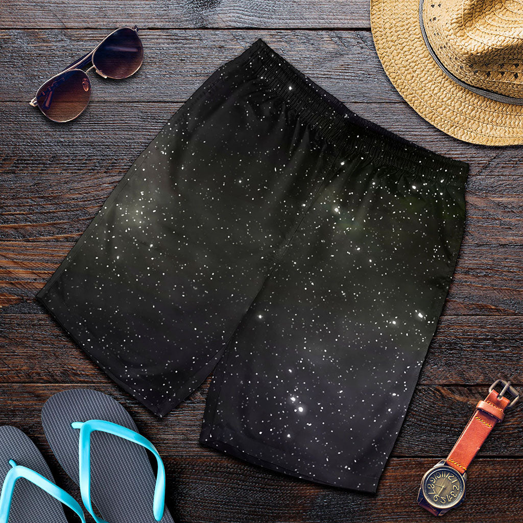 Dark Universe Galaxy Outer Space Print Men's Shorts