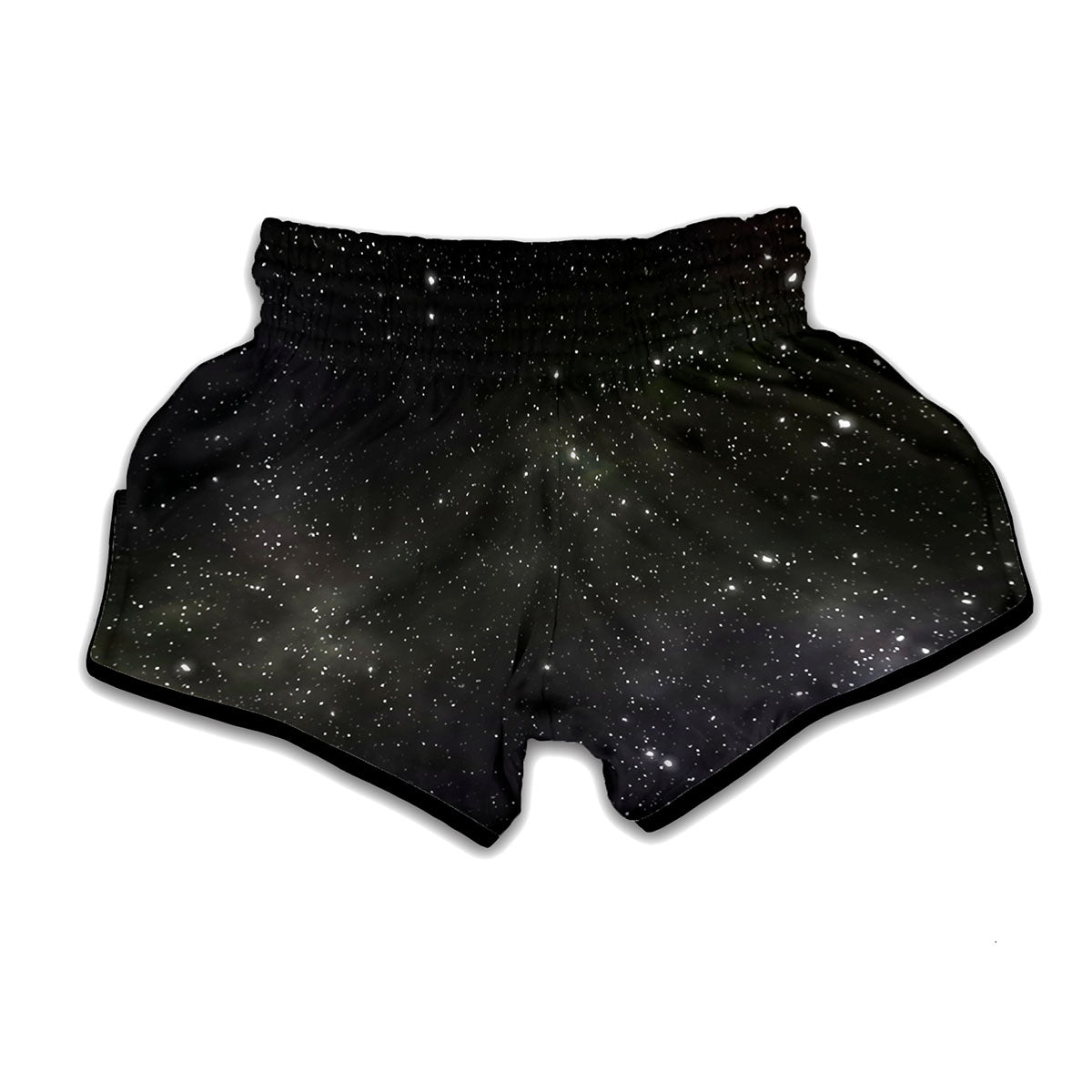 Dark Universe Galaxy Outer Space Print Muay Thai Boxing Shorts