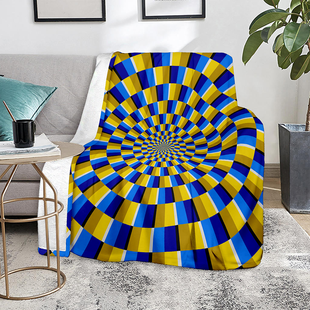 Dartboard Moving Optical Illusion Blanket