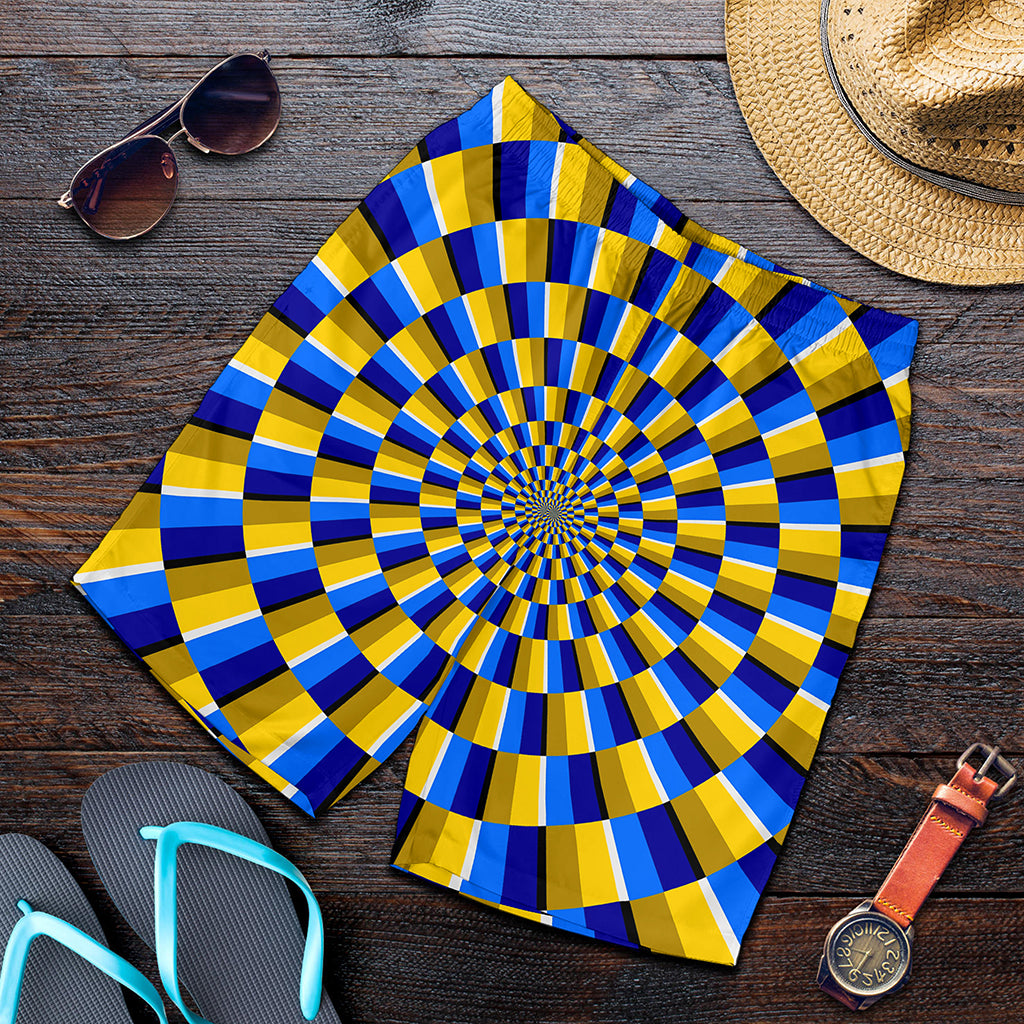 Dartboard Moving Optical Illusion Men's Shorts