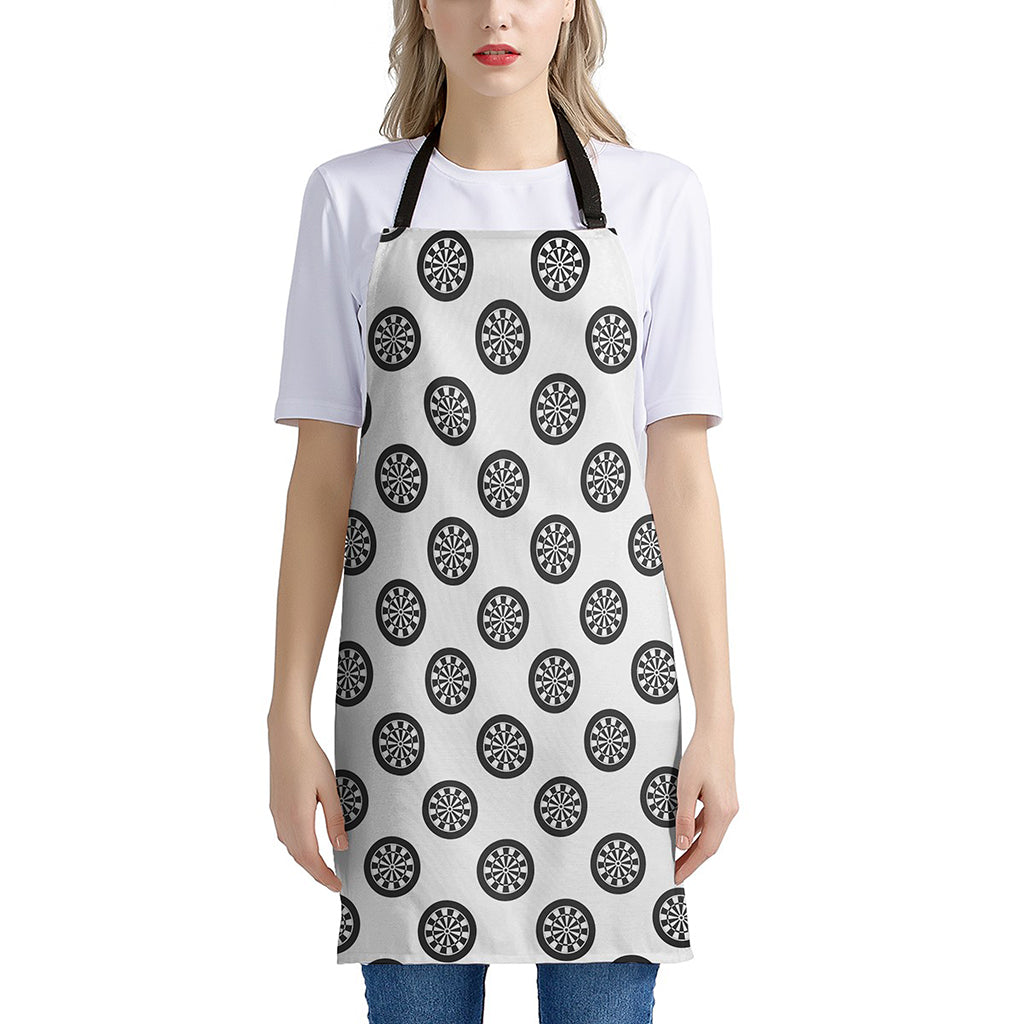 Dartboard Pattern Print Apron