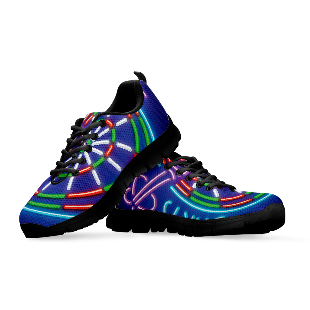 Darts Bar Sign Print Black Sneakers