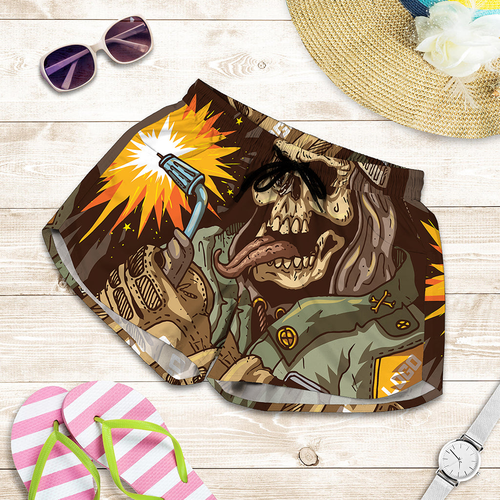 Dead Welder Print Women's Shorts