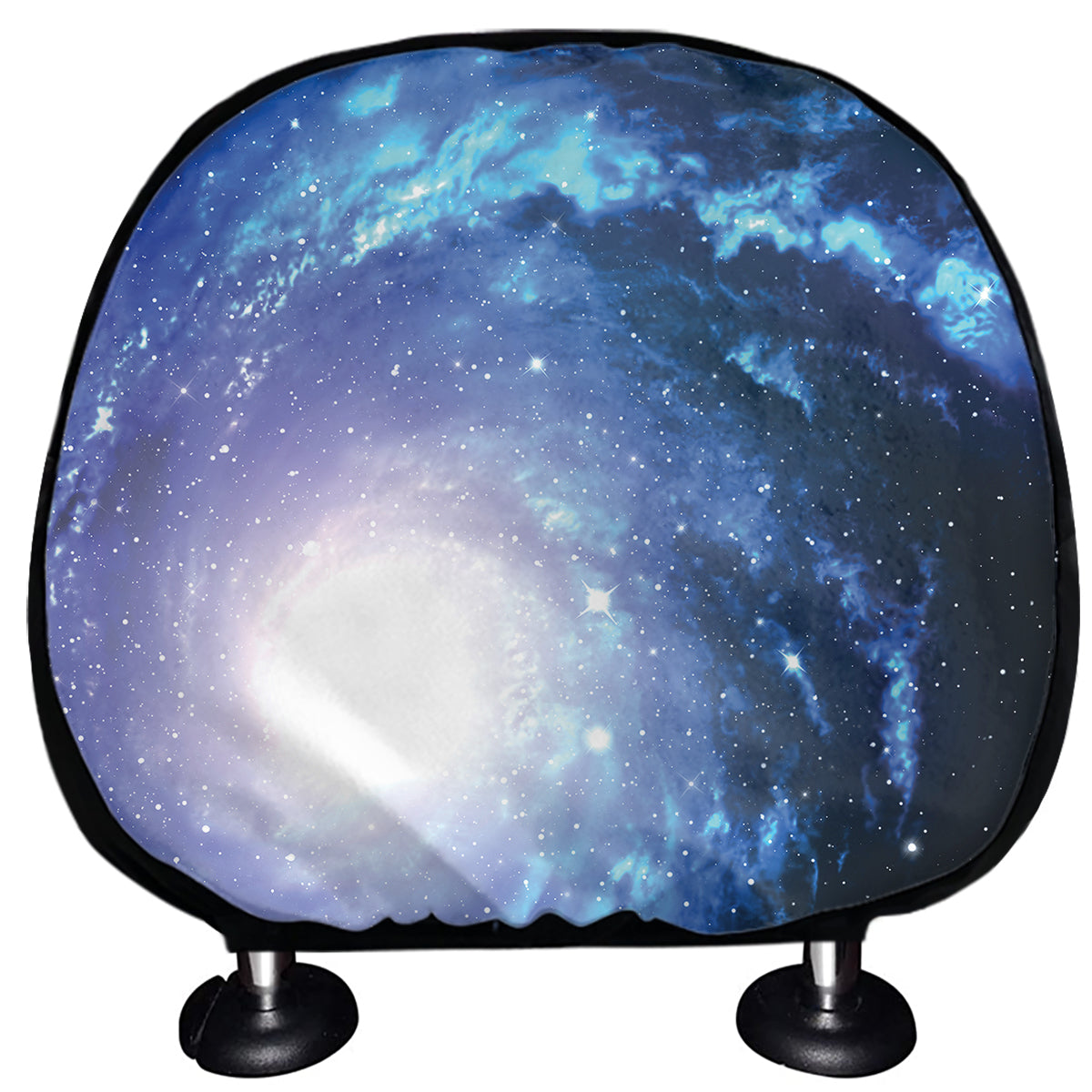 Deep Space Milky Way Print Car Headrest Covers