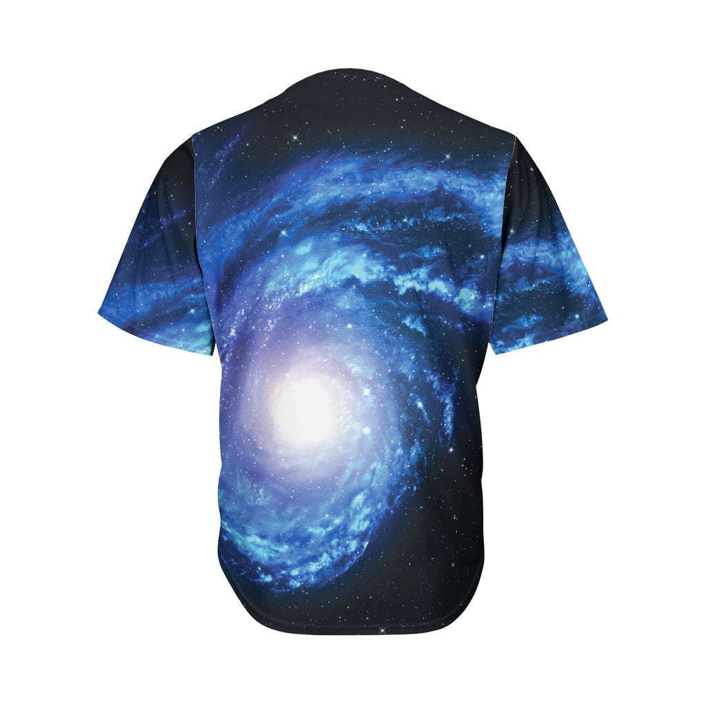 Deep Space Milky Way Print Men's Baseball Jersey