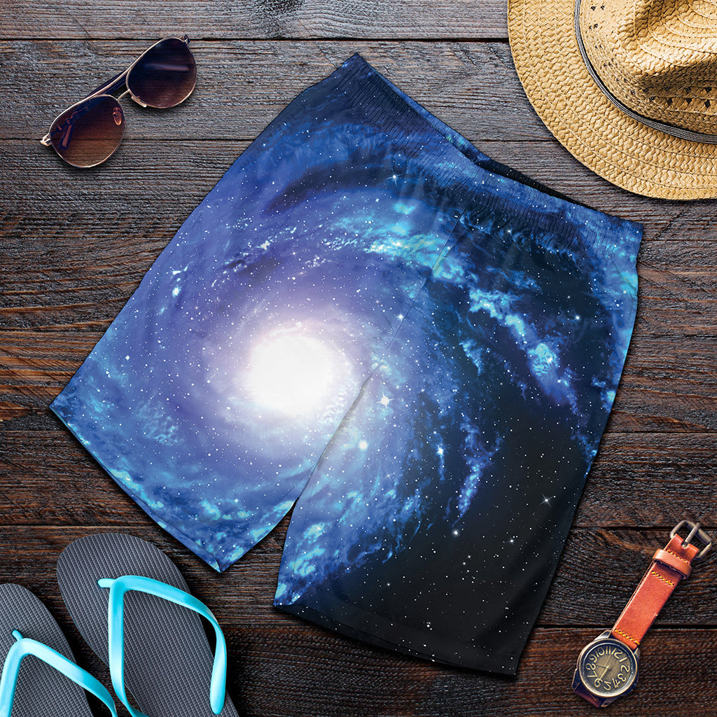 Deep Space Milky Way Print Men's Shorts