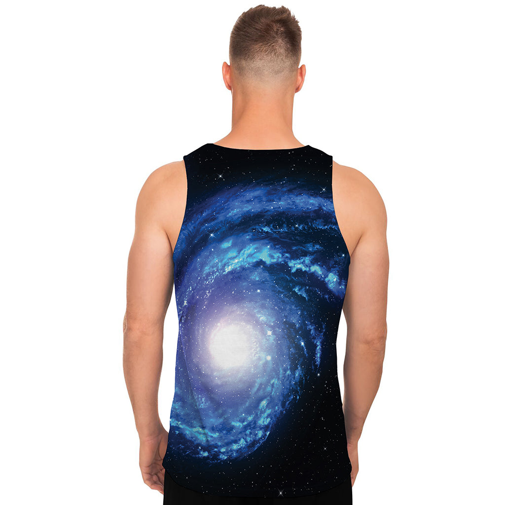 Deep Space Milky Way Print Men's Tank Top