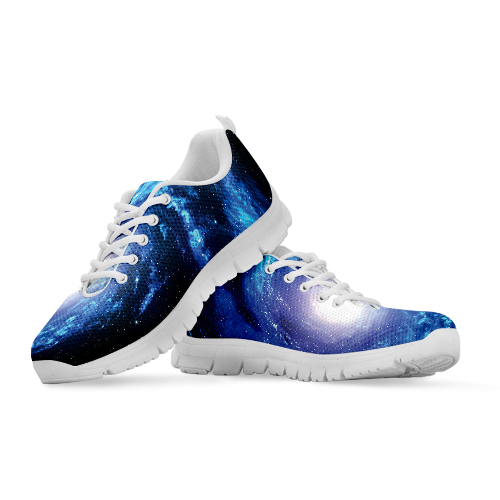 Deep Space Milky Way Print White Sneakers