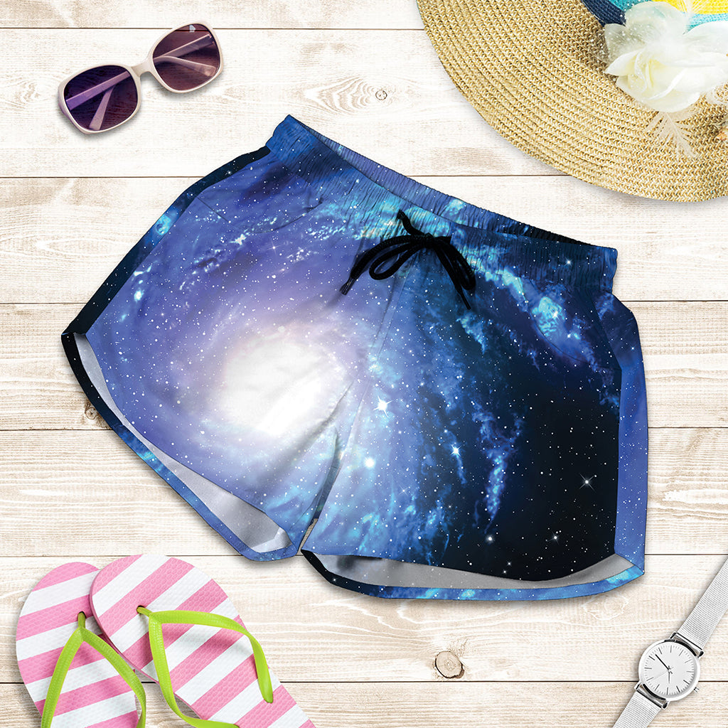 Deep Space Milky Way Print Women's Shorts