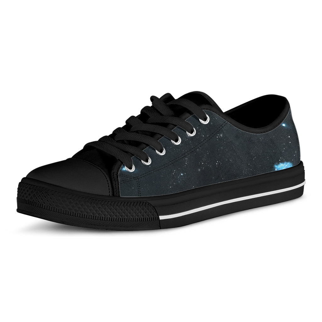 Deep Space Print Black Low Top Shoes
