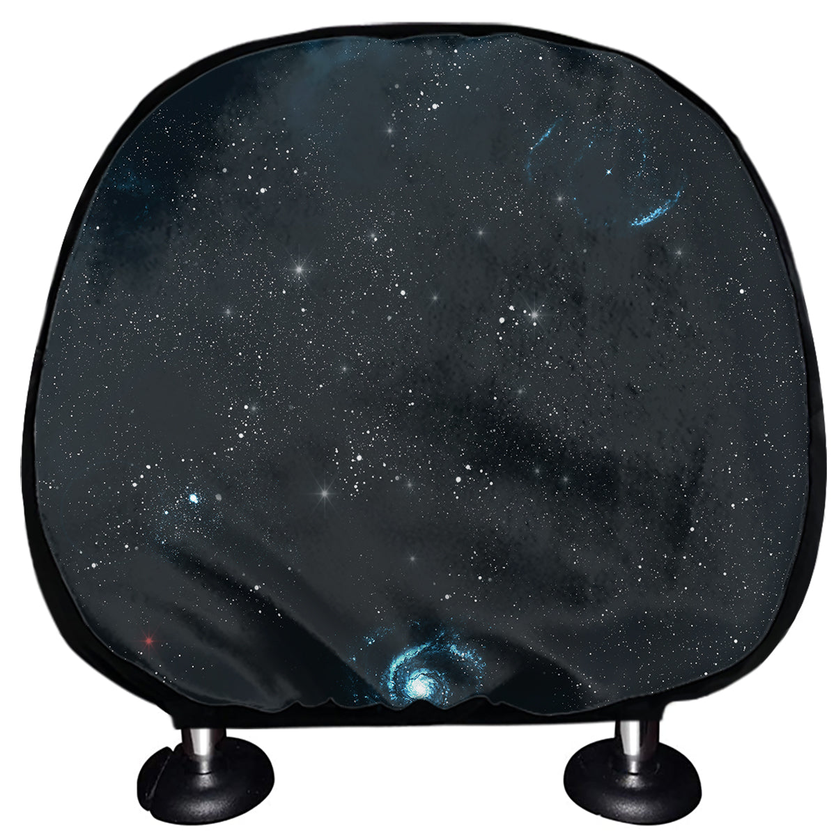 Deep Space Print Car Headrest Covers
