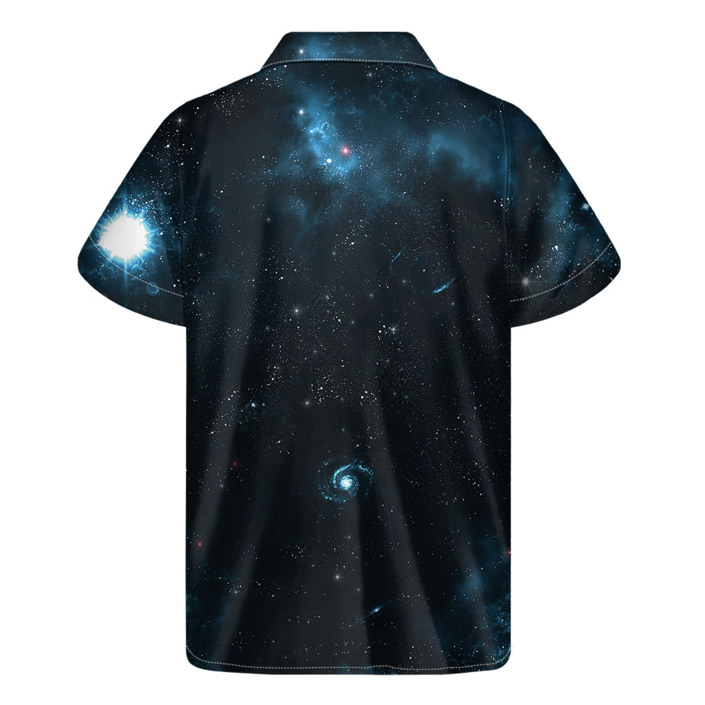 Deep Space Print Men's Short Sleeve Shirt