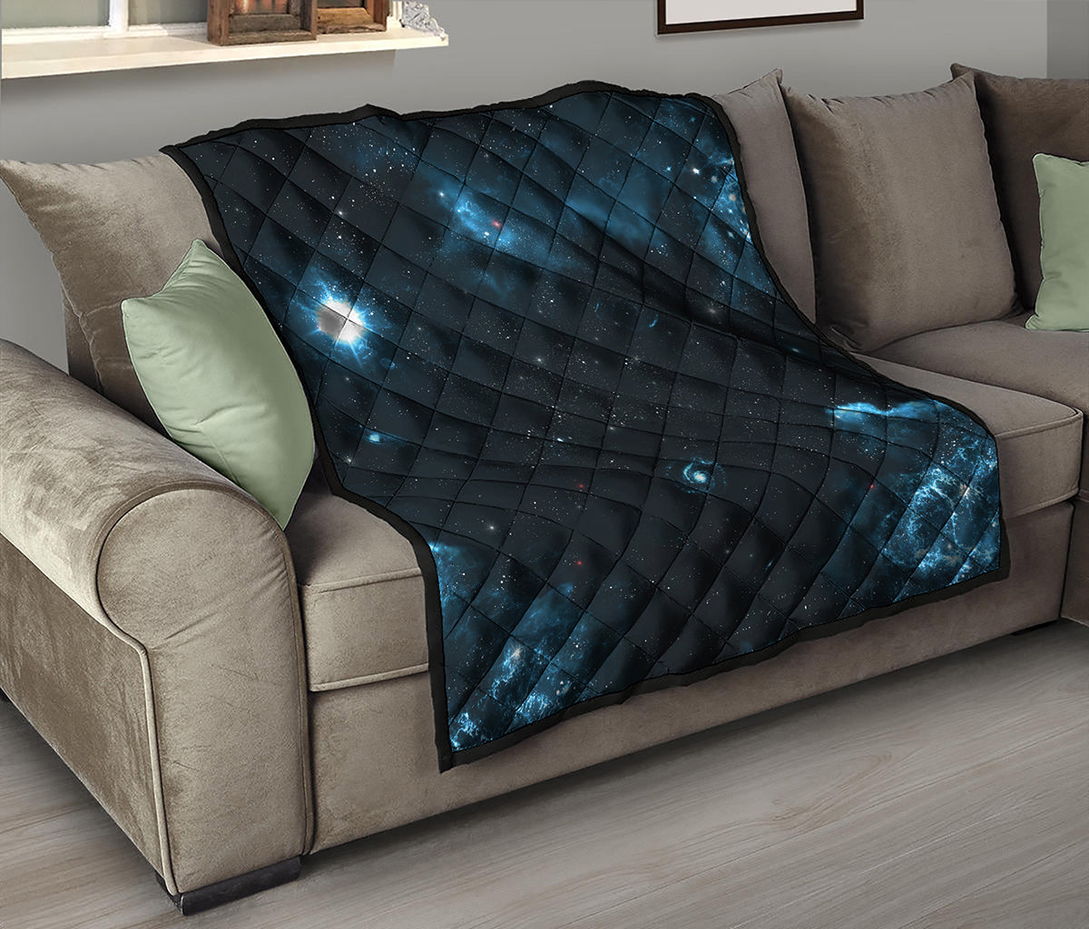 Deep Space Print Quilt