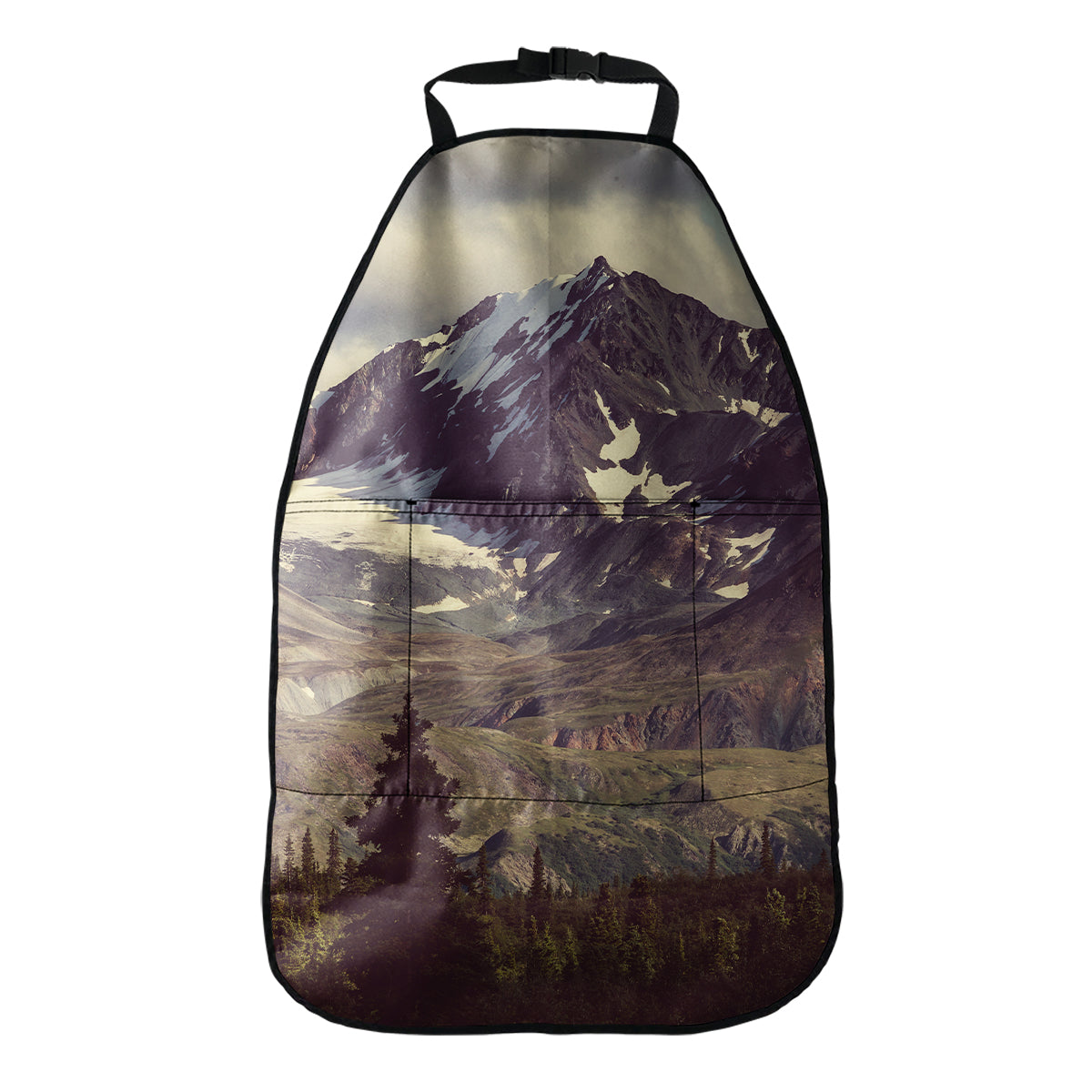Denali Mountain Print Car Seat Organizers
