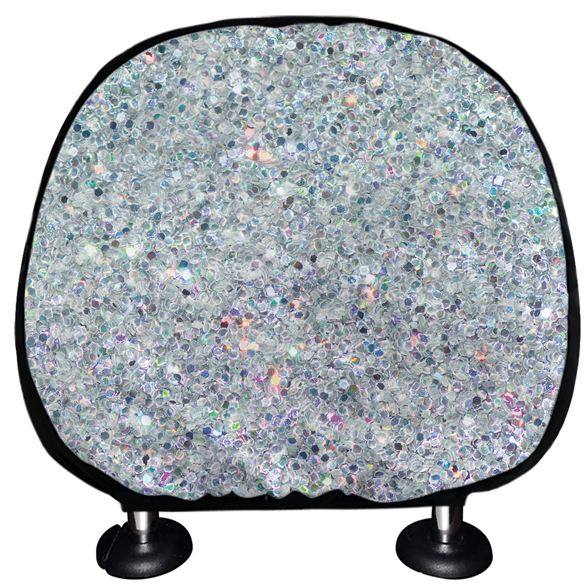 Diamond Glitter Artwork Print (NOT Real Glitter) Car Headrest Covers