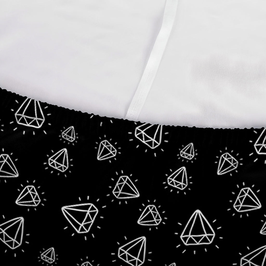 Diamond Pattern Print Sofa Cover