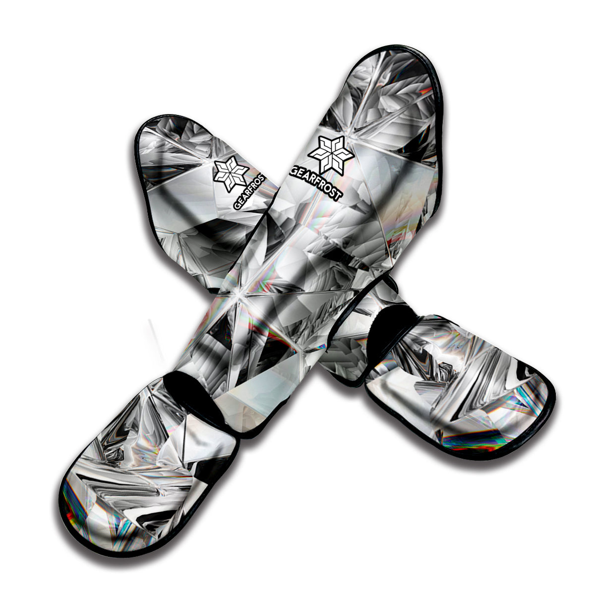 Diamond Texture Print Muay Thai Shin Guard