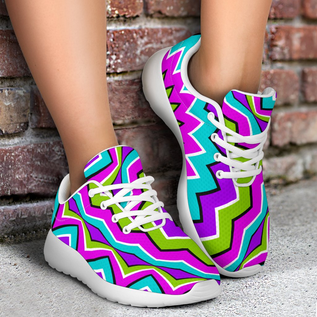 Dizzy Circle Moving Optical Illusion Sport Shoes GearFrost