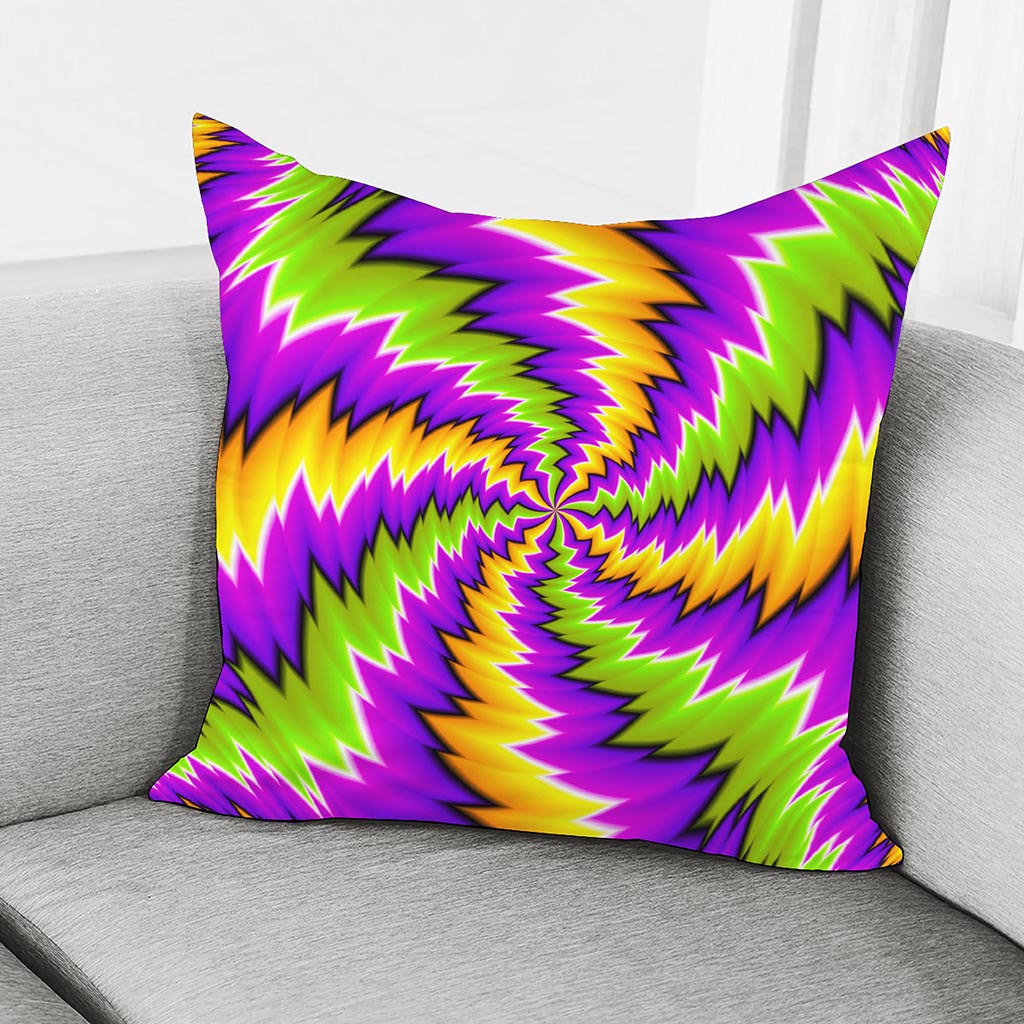 Dizzy Vortex Moving Optical Illusion Pillow Cover
