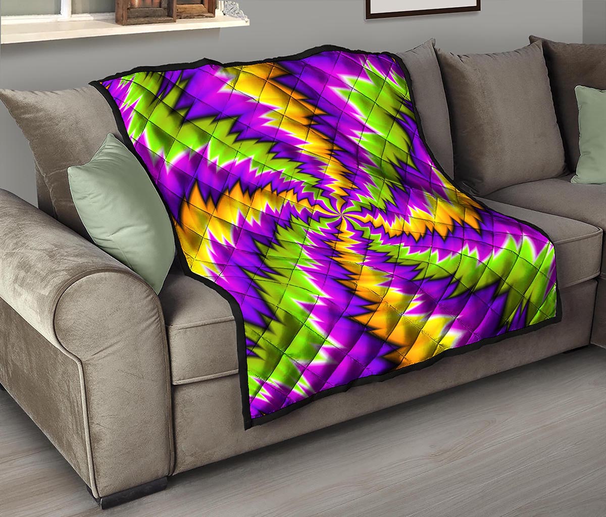 Dizzy Vortex Moving Optical Illusion Quilt