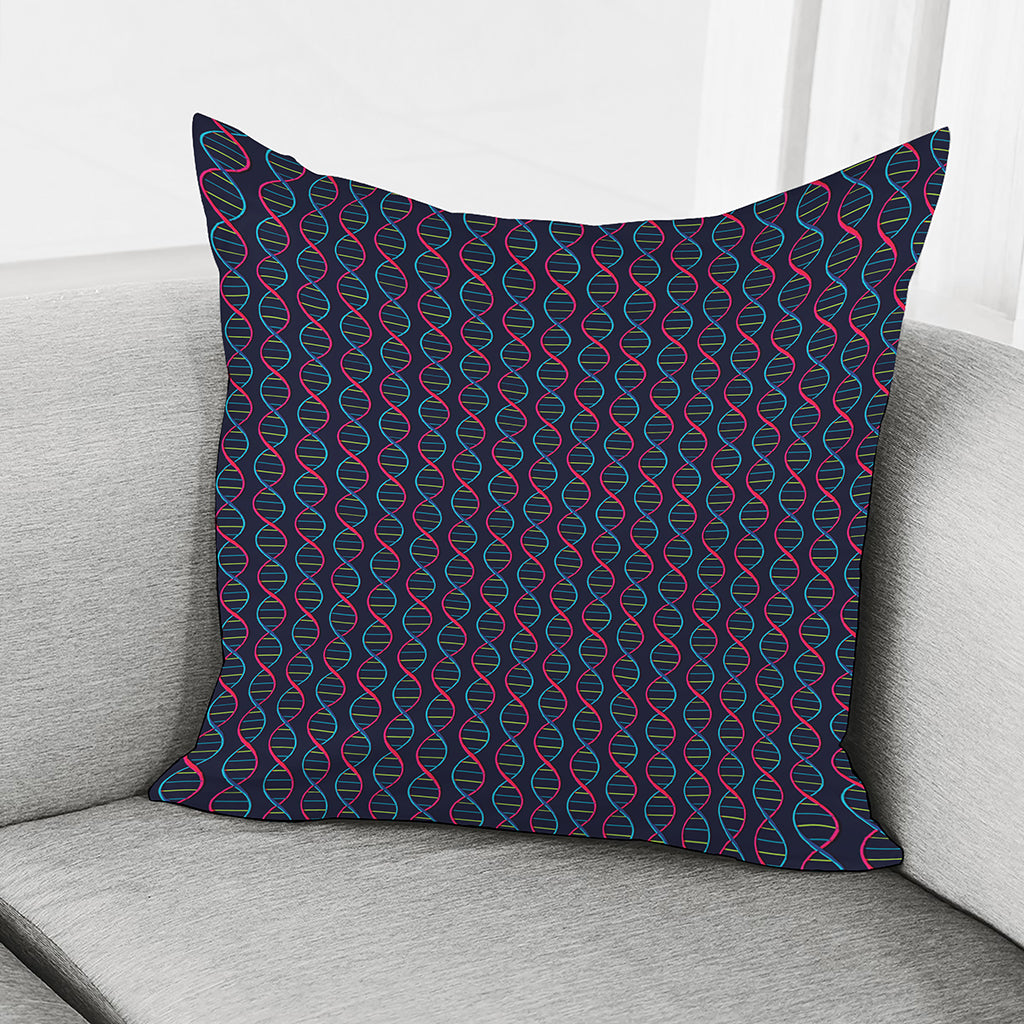 DNA Helix Pattern Print Pillow Cover