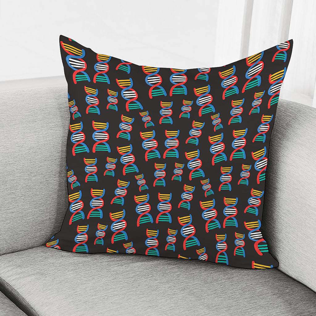 DNA Strands Pattern Print Pillow Cover